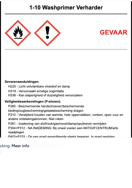 GHS-etiket